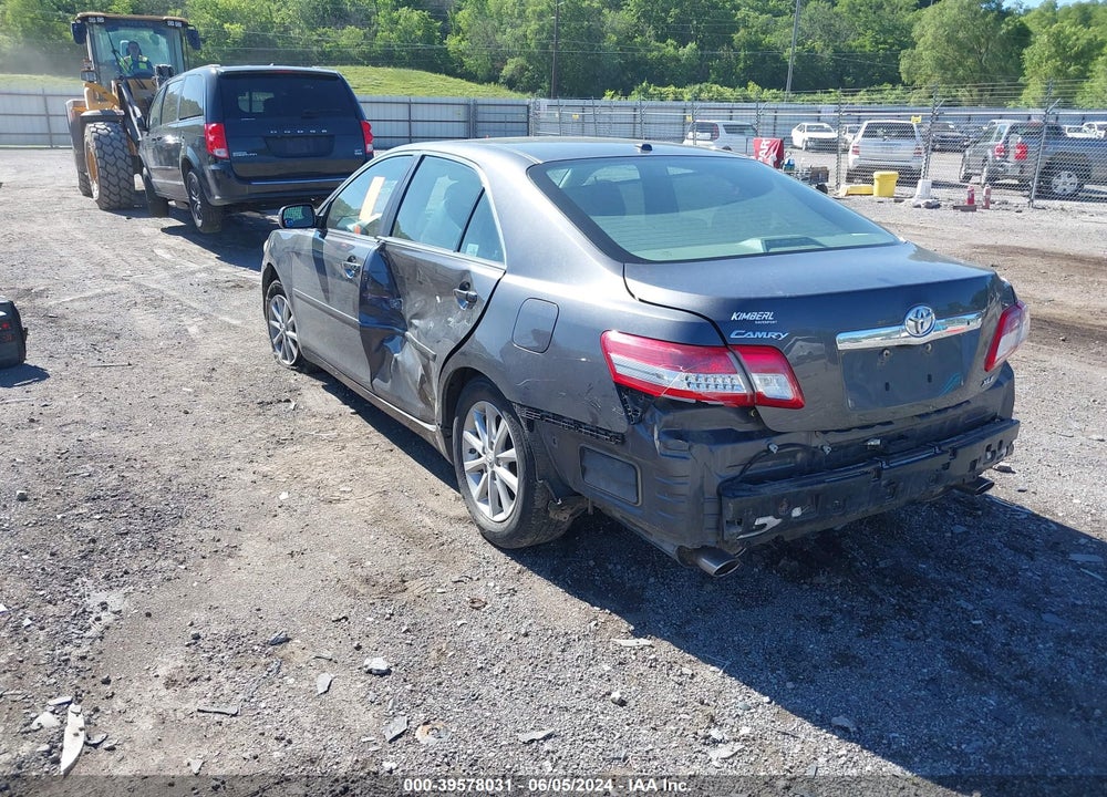 2011 TOYOTA CAMRY XLE V6 VIN: 4T1BK3EK7BU629941