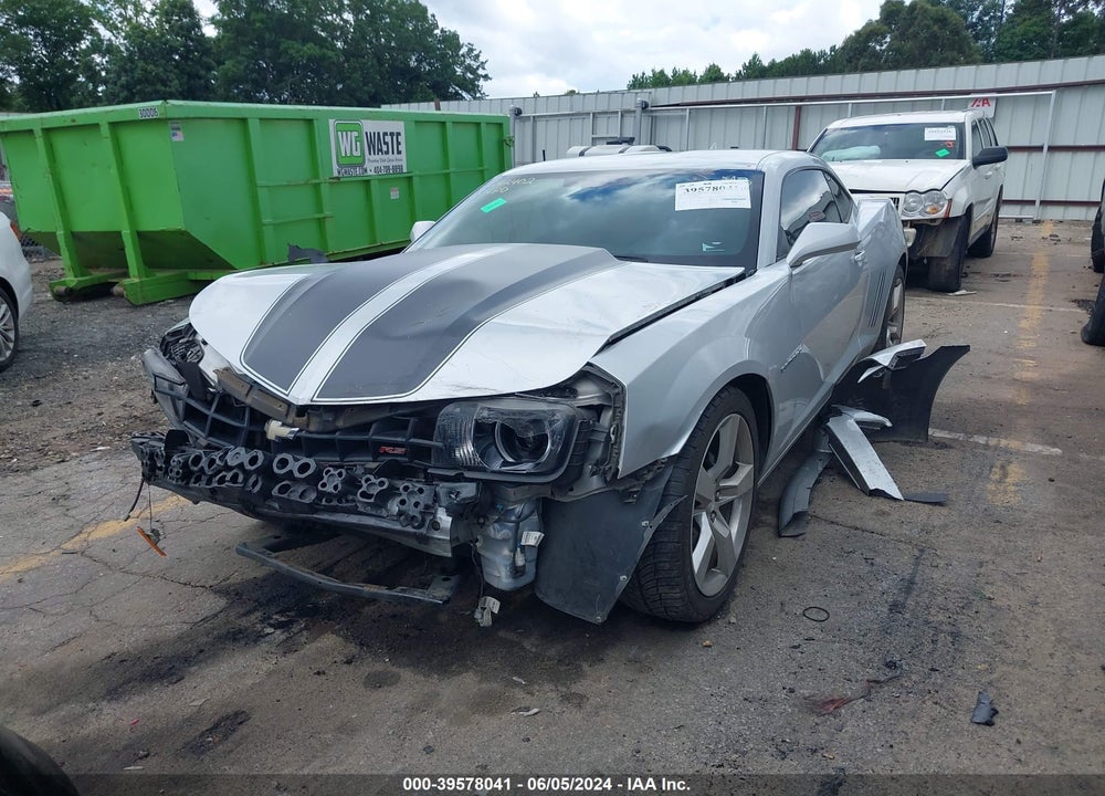 2012 CHEVROLET CAMARO 2LT VIN: 2G1FC1E35C9103038