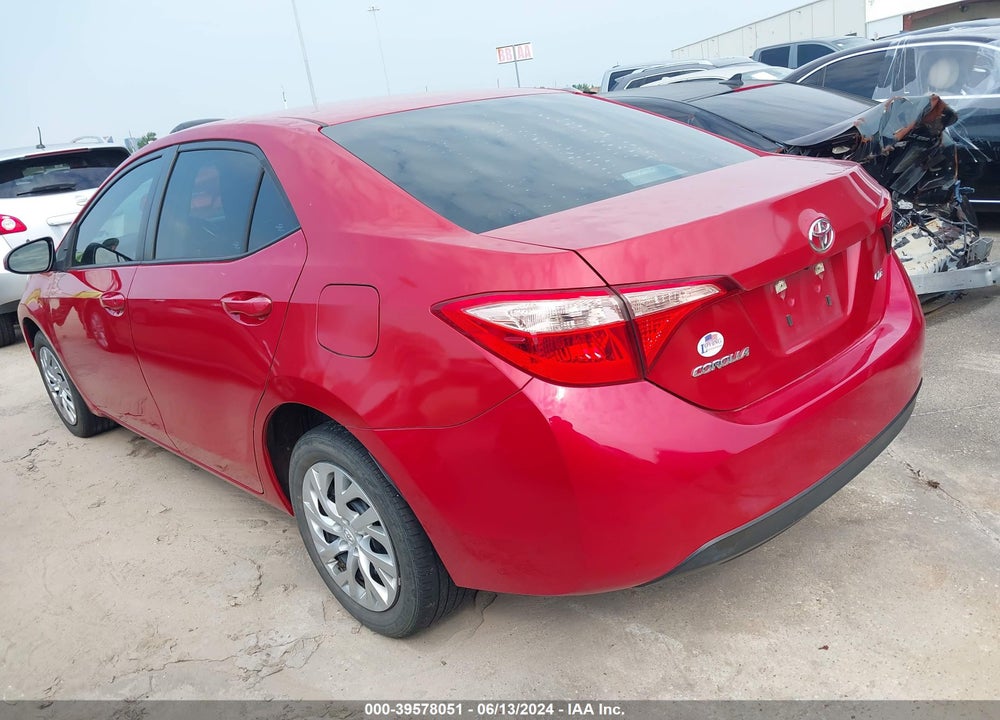 2019 TOYOTA COROLLA LE VIN: 5YFBURHE6KP943228