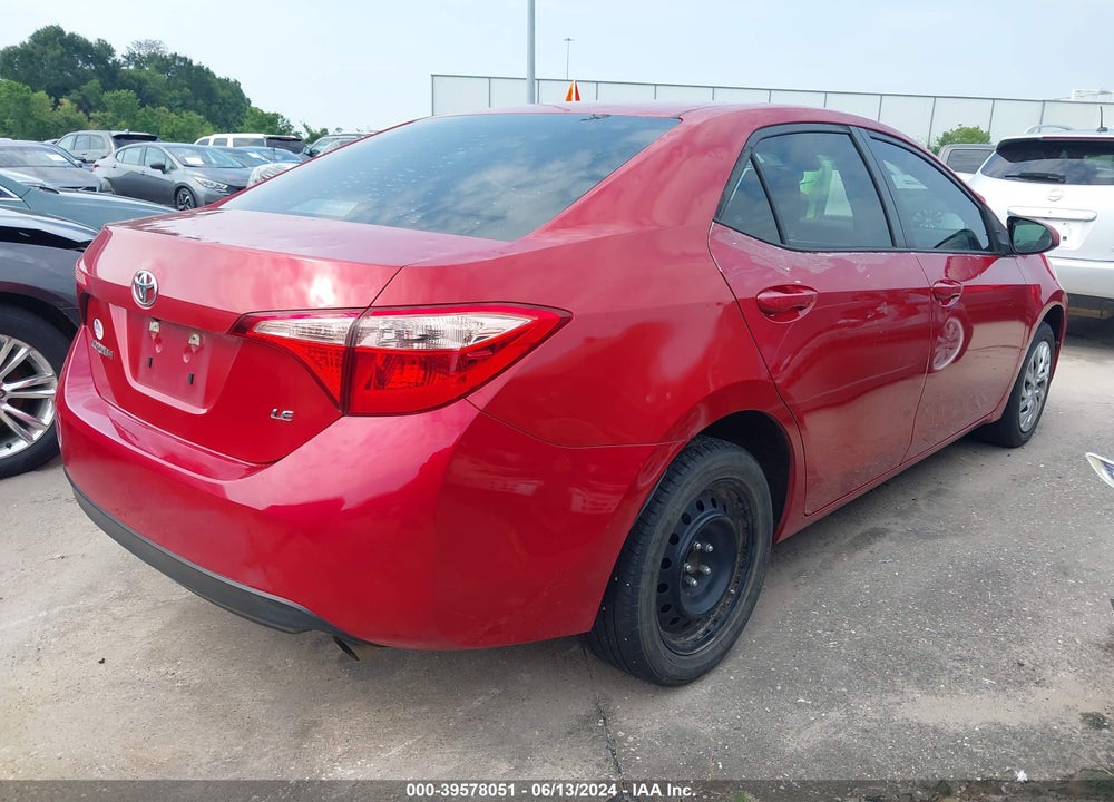2019 TOYOTA COROLLA LE VIN: 5YFBURHE6KP943228