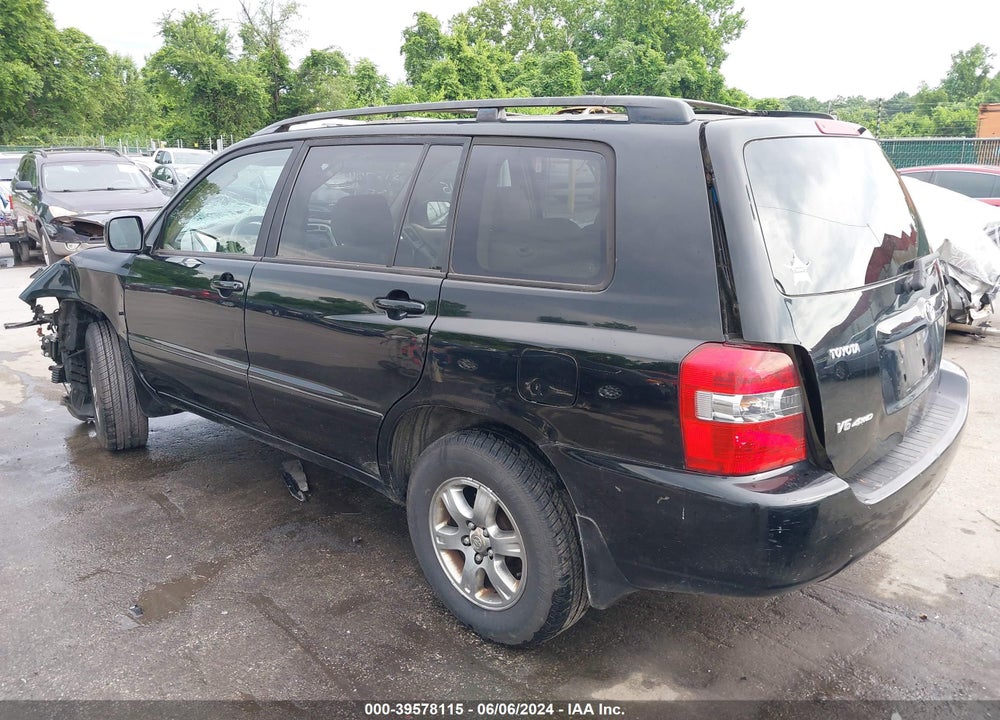 2005 TOYOTA HIGHLANDER V6 VIN: JTEEP21A250113908