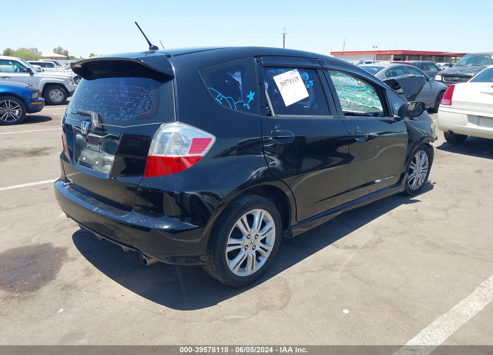 2009 HONDA FIT SPORT VIN: JHMGE88499S027669