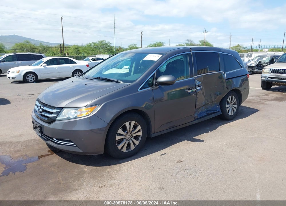 2016 HONDA ODYSSEY SE VIN: 5FNRL5H32GB145112