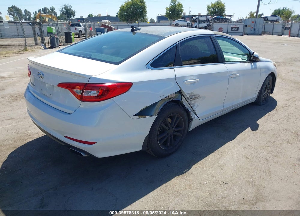 2015 HYUNDAI SONATA SE VIN: 5NPE24AF1FH259974