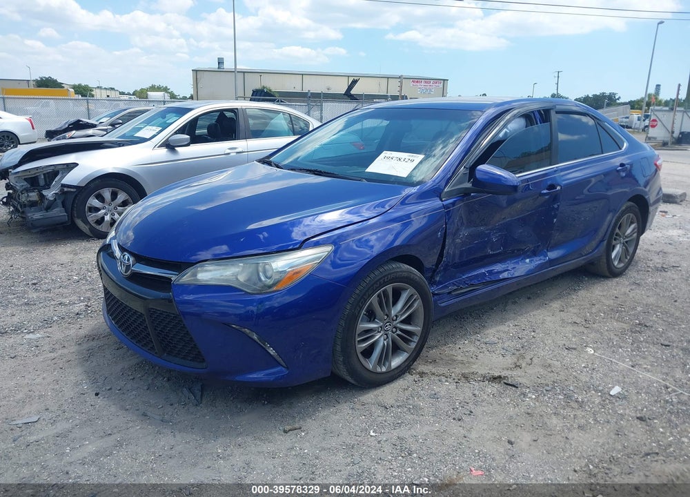 2016 TOYOTA CAMRY SE VIN: 4T1BF1FK3GU593244