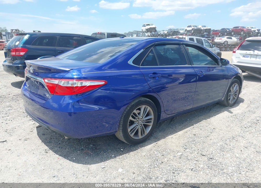 2016 TOYOTA CAMRY SE VIN: 4T1BF1FK3GU593244