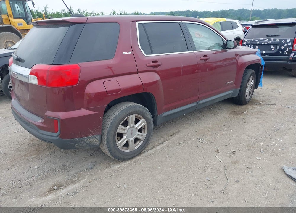 2016 GMC TERRAIN SLE-1 VIN: 2GKFLSEK5G6220005