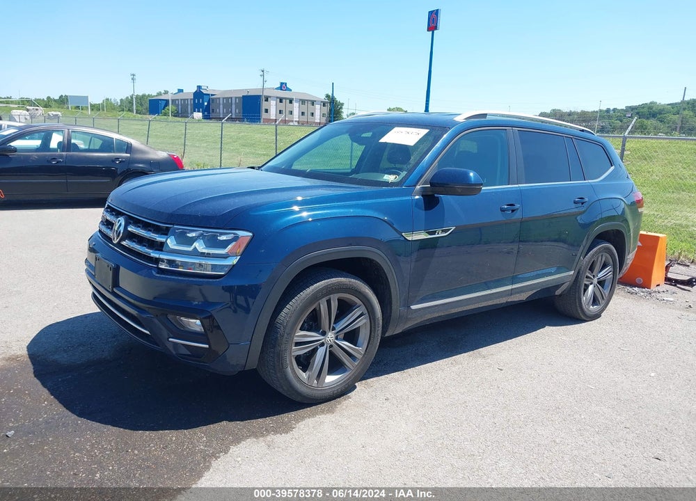 2019 VOLKSWAGEN ATLAS 3.6L V6 SE W/TECHNOLOGY R-LINE VIN: 1V2XR2CA3KC576055