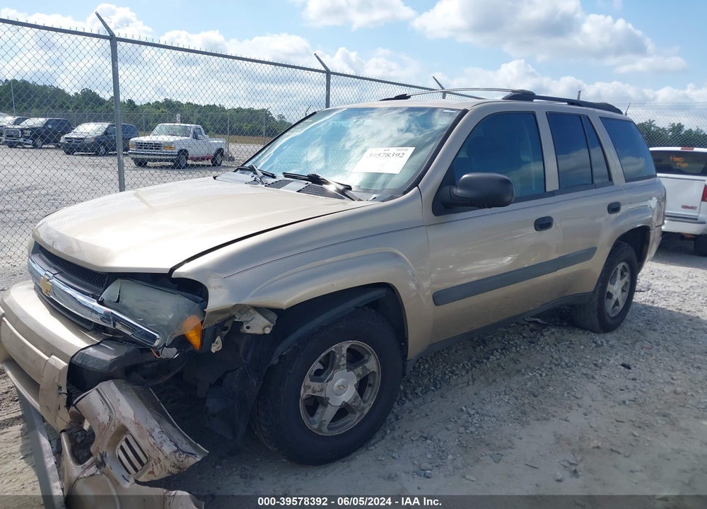 2005 CHEVROLET TRAILBLAZER LS VIN: 1GNDS13SX52238729