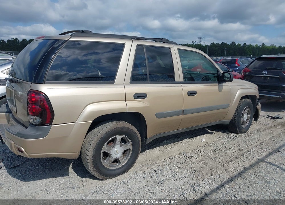 2005 CHEVROLET TRAILBLAZER LS VIN: 1GNDS13SX52238729