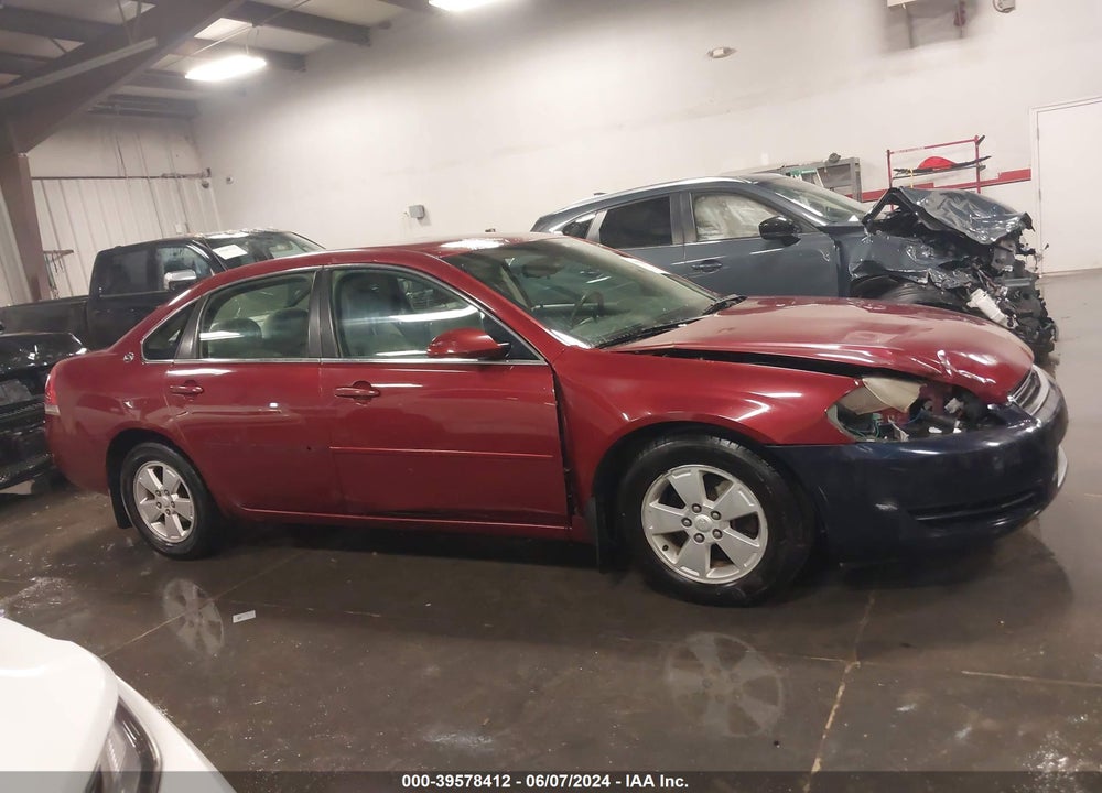 2007 CHEVROLET IMPALA LT VIN: 2G1WT58K679229991