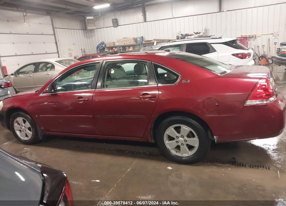 2007 CHEVROLET IMPALA LT VIN: 2G1WT58K679229991