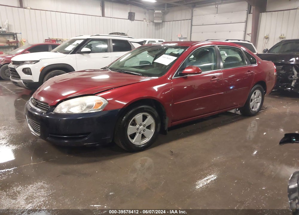 2007 CHEVROLET IMPALA LT VIN: 2G1WT58K679229991