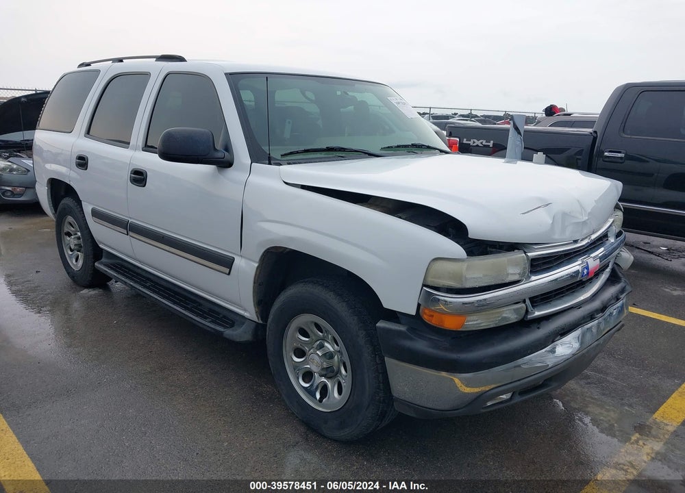 2004 CHEVROLET TAHOE LS VIN: 1GNEC13V54R309658