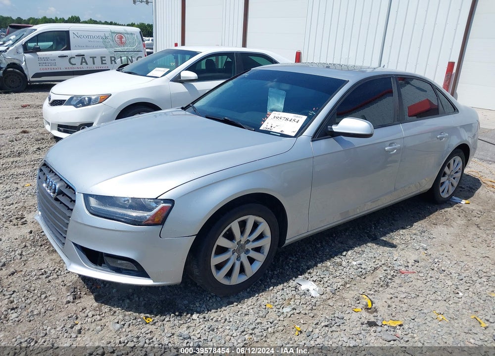 2013 AUDI A4 2.0T PREMIUM VIN: WAUBFAFL4DN043602