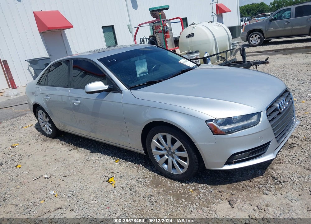 2013 AUDI A4 2.0T PREMIUM VIN: WAUBFAFL4DN043602