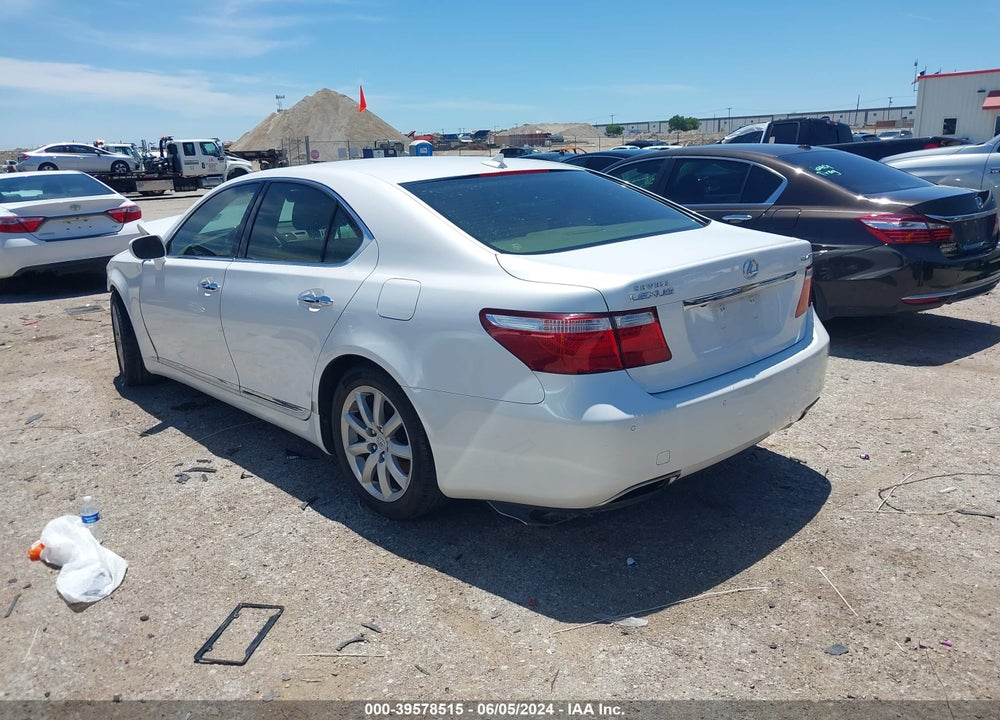 2008 LEXUS LS 460 VIN: JTHBL46F885083712