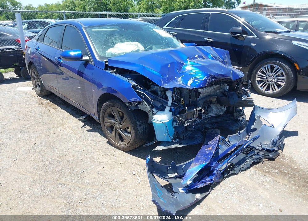 2021 HYUNDAI ELANTRA SEL VIN: 5NPLS4AG6MH004122