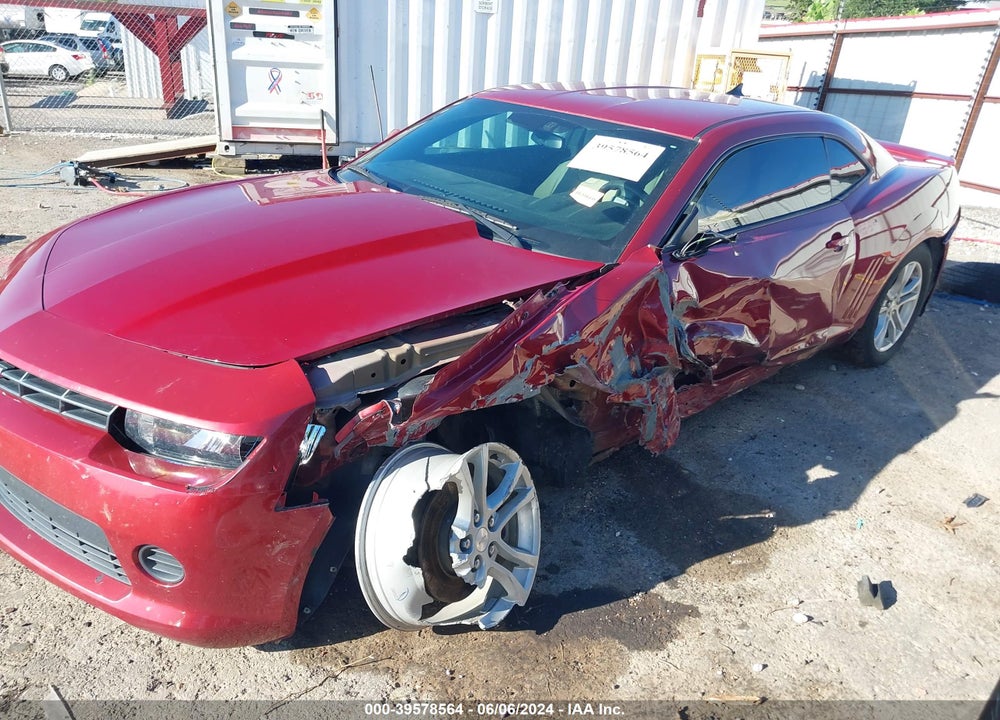 2015 CHEVROLET CAMARO VIN: 2G1FB1E32F9307853
