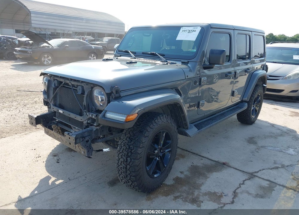 2021 JEEP WRANGLER UNLIMITED SAHARA ALTITUDE 4X4 VIN: 1C4HJXEM5MW550043