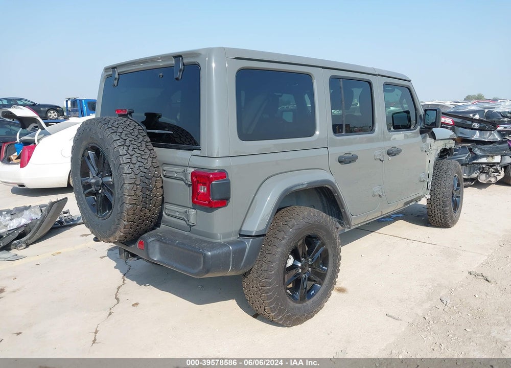 2021 JEEP WRANGLER UNLIMITED SAHARA ALTITUDE 4X4 VIN: 1C4HJXEM5MW550043