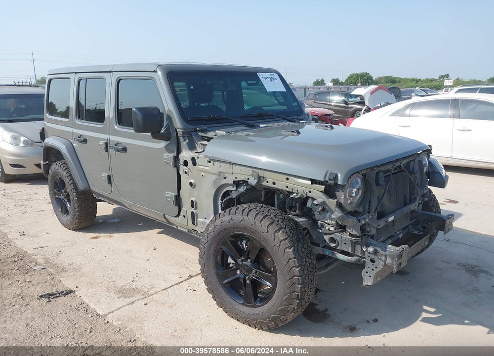 2021 JEEP WRANGLER UNLIMITED SAHARA ALTITUDE 4X4 VIN: 1C4HJXEM5MW550043