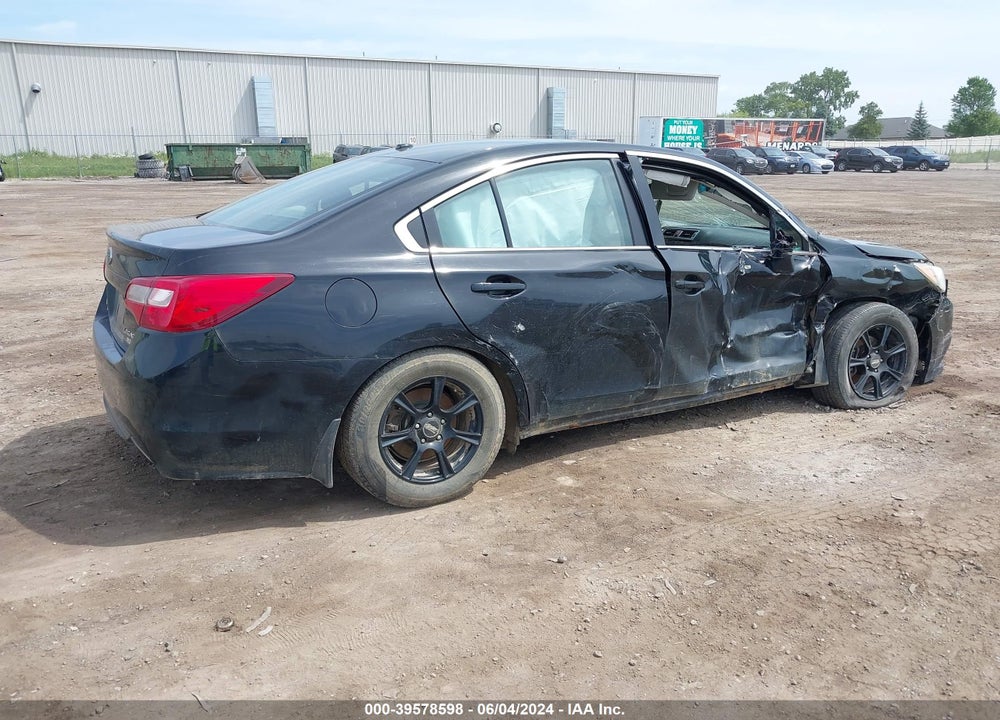 2015 SUBARU LEGACY 2.5I PREMIUM VIN: 4S3BNAC60F3015654