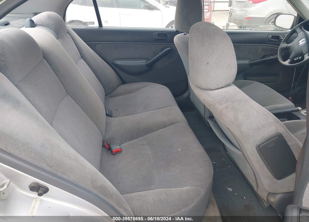 2001 HONDA CIVIC LX VIN: 1HGES16561L011109