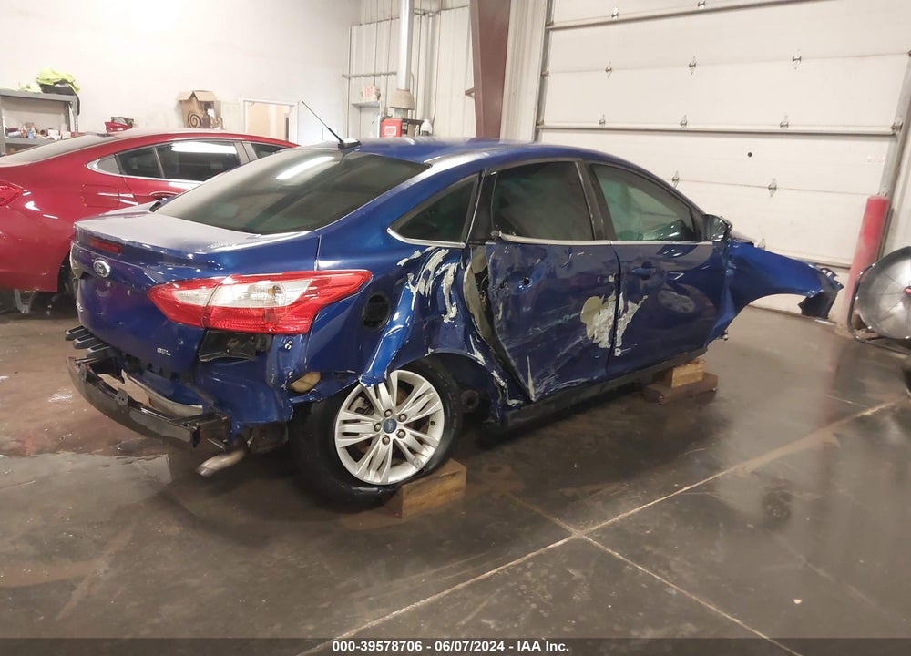 2012 FORD FOCUS SEL VIN: 1FAHP3H2XCL282422