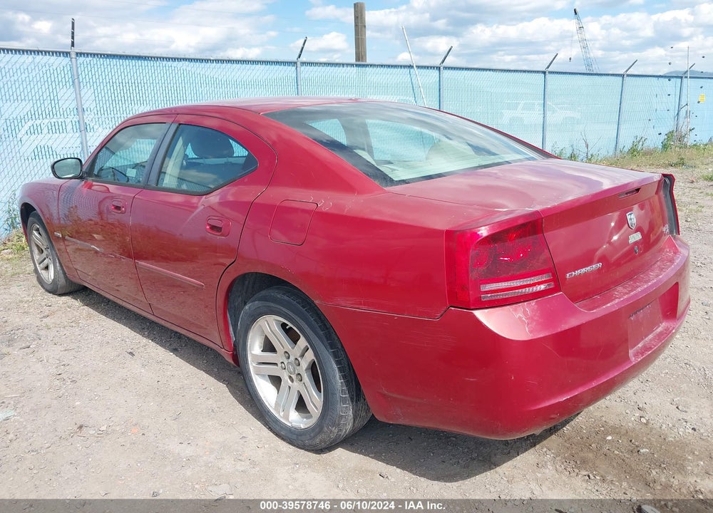 2006 DODGE CHARGER RT VIN: 2B3KA53H36H489181