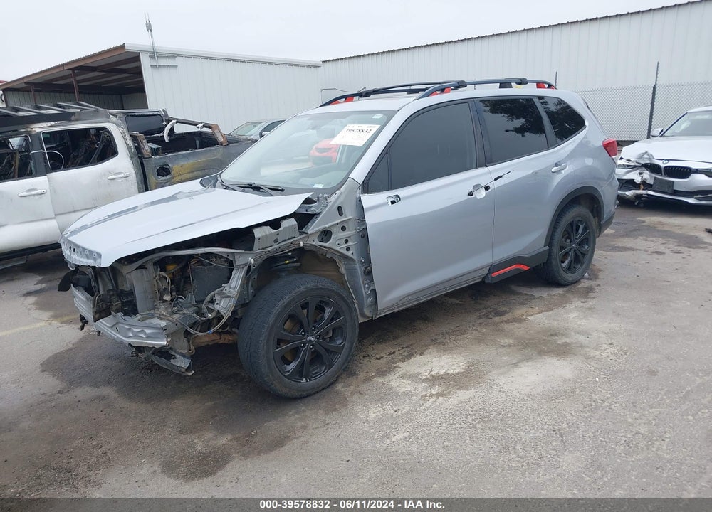 2019 SUBARU FORESTER SPORT VIN: JF2SKAJC3KH574566