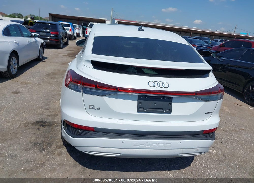 2022 AUDI Q4 SPORTBACK E-TRON PREMIUM 50 QUATTRO VIN: WA1V2BFZ5NP044098