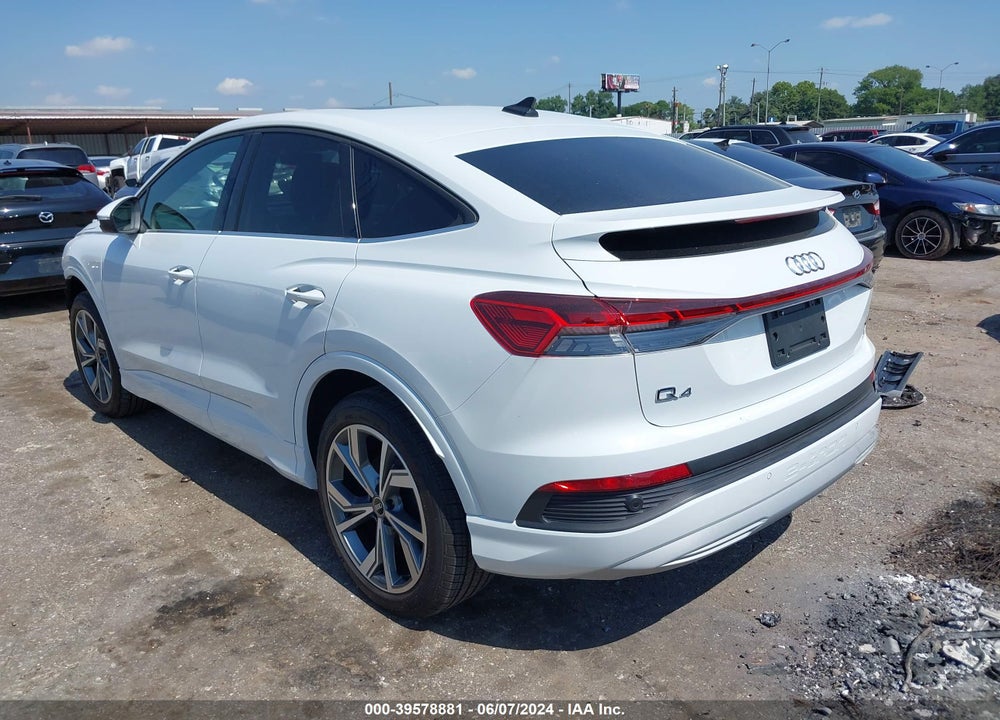 2022 AUDI Q4 SPORTBACK E-TRON PREMIUM 50 QUATTRO VIN: WA1V2BFZ5NP044098