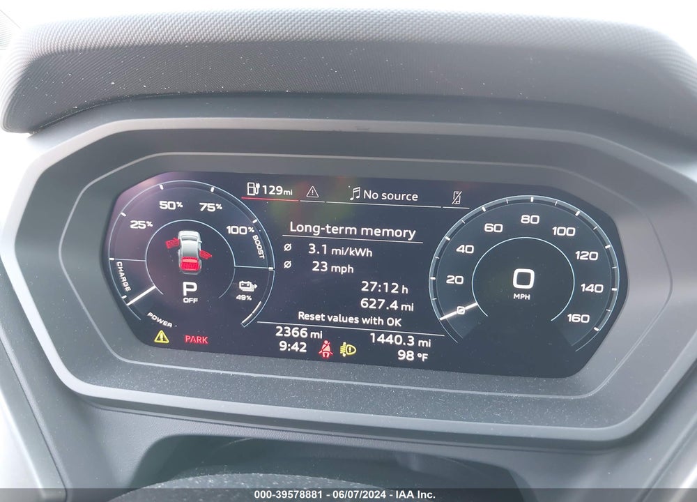 2022 AUDI Q4 SPORTBACK E-TRON PREMIUM 50 QUATTRO VIN: WA1V2BFZ5NP044098