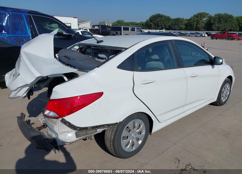 2017 HYUNDAI ACCENT SE VIN: KMHCT4AE8HU377875