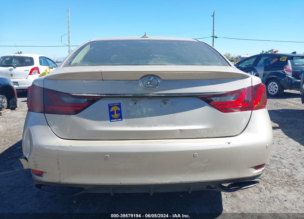 2013 LEXUS GS 350 VIN: JTHCE1BL4D5015930