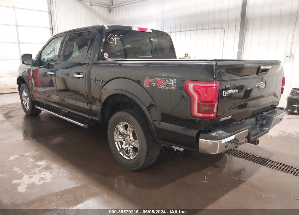 2016 FORD F-150 LARIAT VIN: 1FTEW1EG9GKF99124