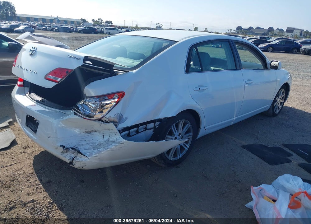 2007 TOYOTA AVALON LIMITED VIN: 4T1BK36B07U212120