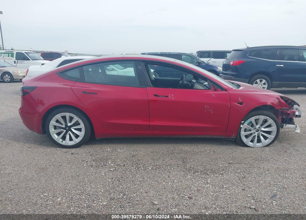 2021 TESLA MODEL 3 LONG RANGE DUAL MOTOR ALL-WHEEL DRIVE VIN: 5YJ3E1EB3MF869021