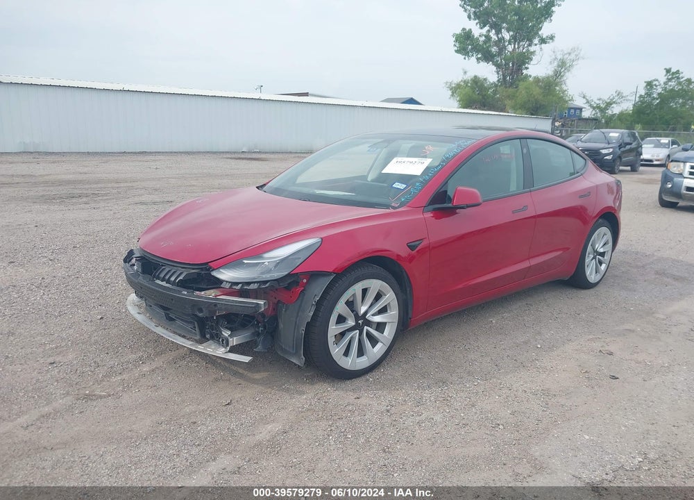 2021 TESLA MODEL 3 LONG RANGE DUAL MOTOR ALL-WHEEL DRIVE VIN: 5YJ3E1EB3MF869021