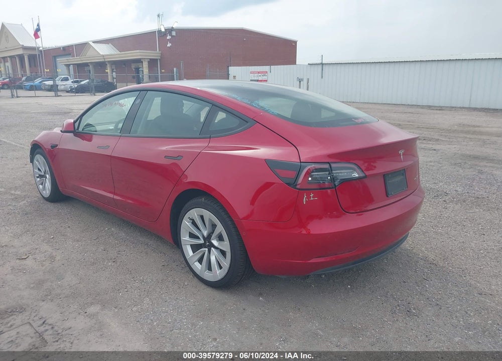 2021 TESLA MODEL 3 LONG RANGE DUAL MOTOR ALL-WHEEL DRIVE VIN: 5YJ3E1EB3MF869021