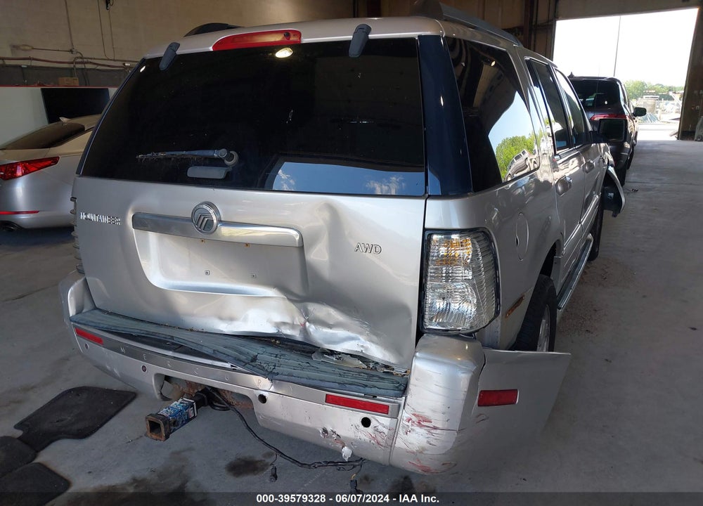 2006 MERCURY MOUNTAINEER LUXURY VIN: 4M2EU47E36UJ15139