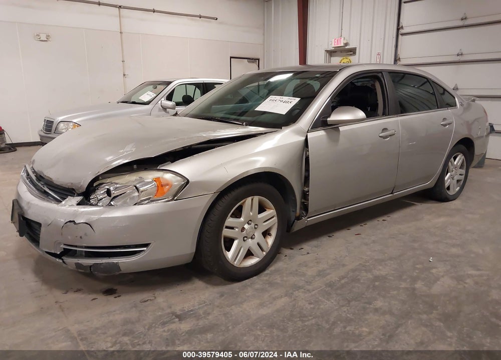 2008 CHEVROLET IMPALA LT VIN: 2G1WT58K381292031
