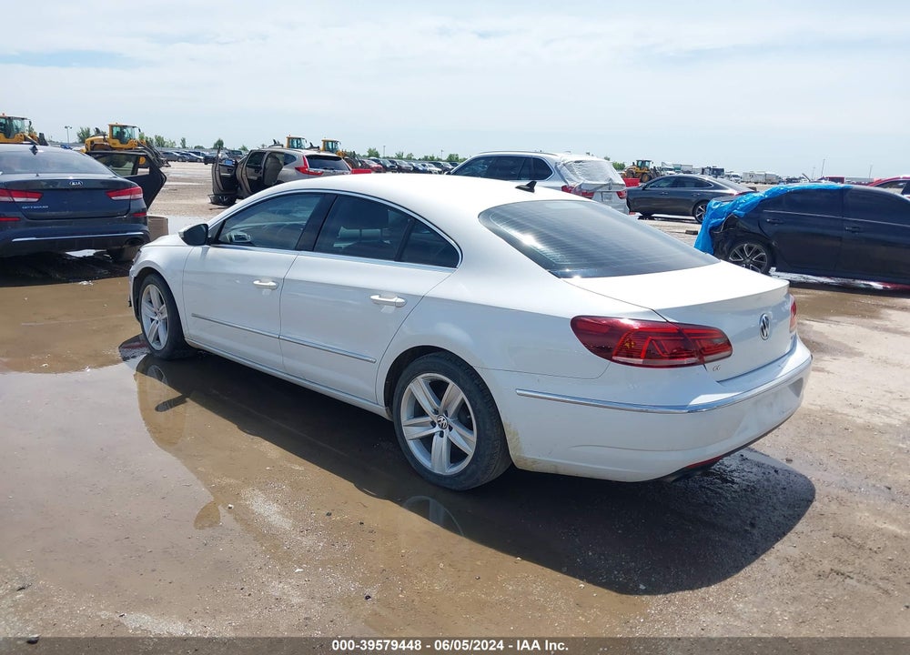 2015 VOLKSWAGEN CC 2.0T SPORT VIN: WVWBP7ANXFE812537