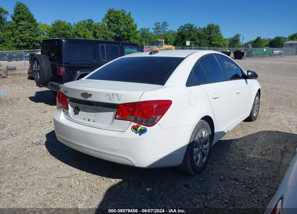 2015 CHEVROLET CRUZE LS AUTO VIN: 1G1PA5SH3F7140922