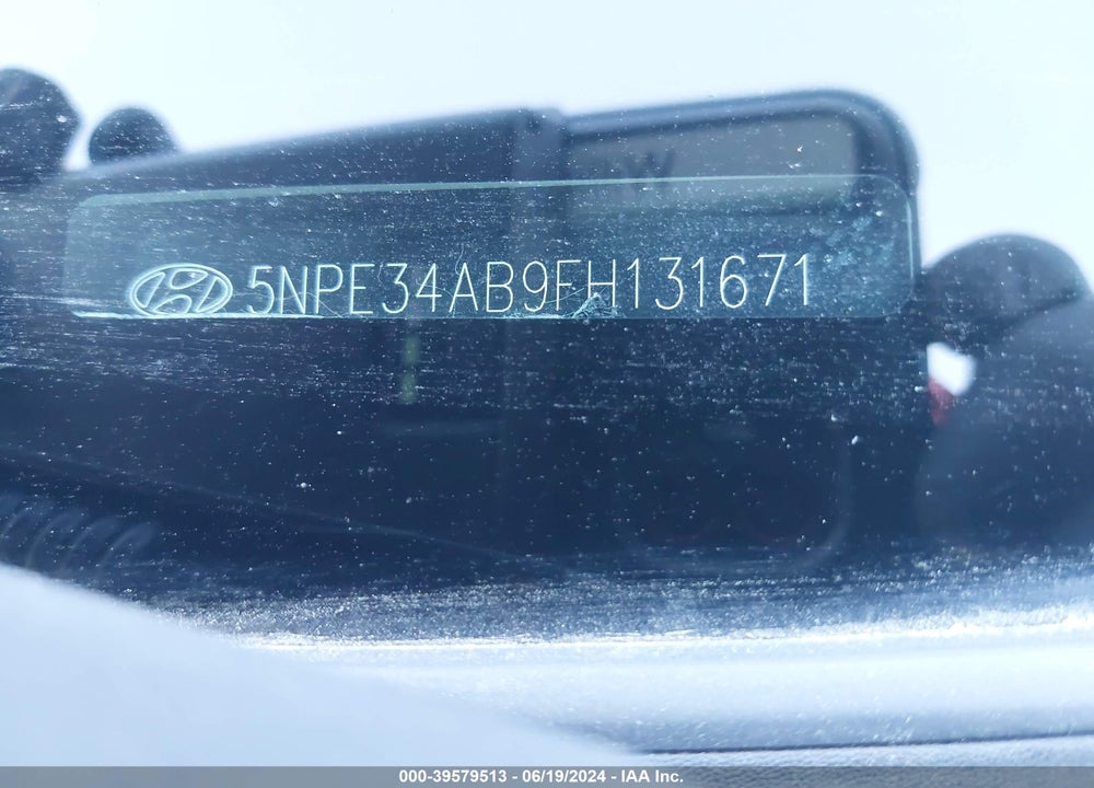 2015 HYUNDAI SONATA LIMITED 2.0T VIN: 5NPE34AB9FH131671