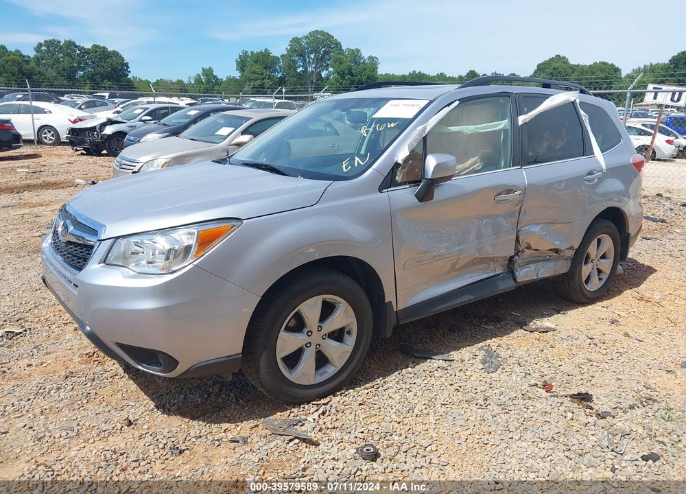 2016 SUBARU FORESTER 2.5I LIMITED VIN: JF2SJAHC0GH449282