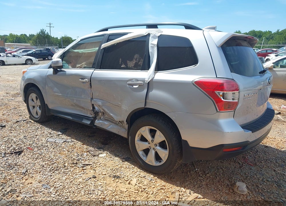 2016 SUBARU FORESTER 2.5I LIMITED VIN: JF2SJAHC0GH449282