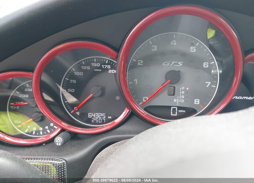 2013 PORSCHE PANAMERA GTS VIN: WP0AF2A78DL075057