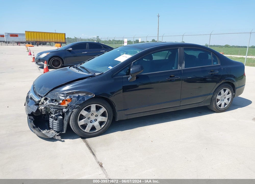 2008 HONDA CIVIC LX VIN: 2HGFA16518H346969